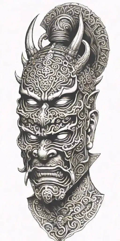 Demon Samurai Mask