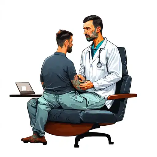 Male Psychologist Giving Therapy Session