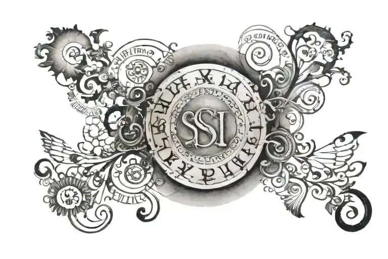 Circle With Mixed Words