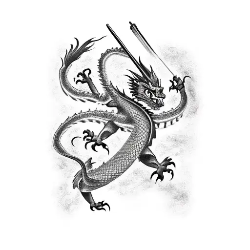 Dragon Fighting Firefighters