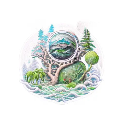 Rundown Retro Mac Computer That Has Nature Taking Over It