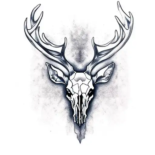 Stag Skull Rutting Stag Head