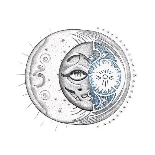 Sun And Moon In Love