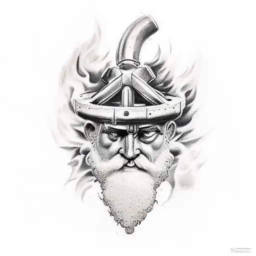 Hephaestus God Of Anvil And Fire