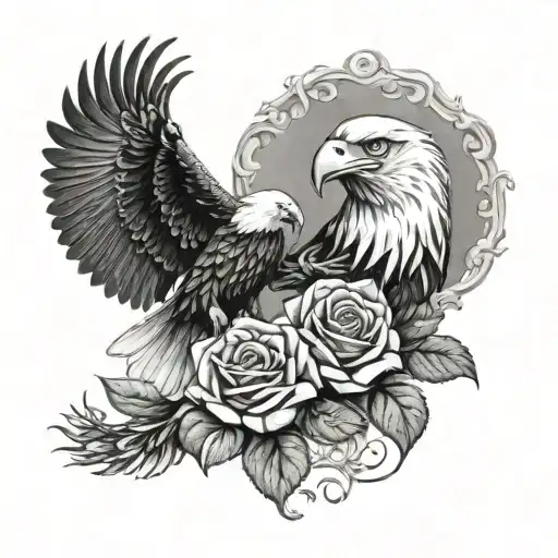 Rose And Eagle Holding