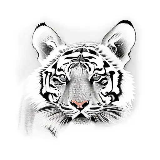 A Family Of Tigers Traveling The World In A Realism Style