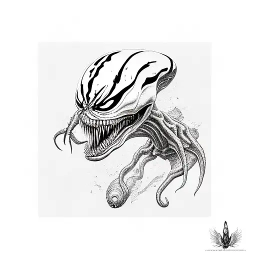 Venom Alien Eat Back Skin