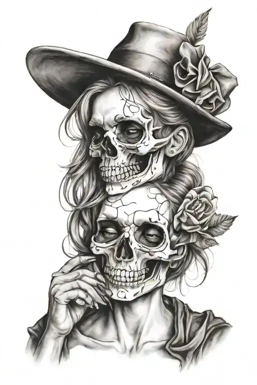 Skull Kissing Girl