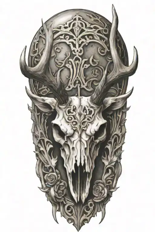 A Buck Skull