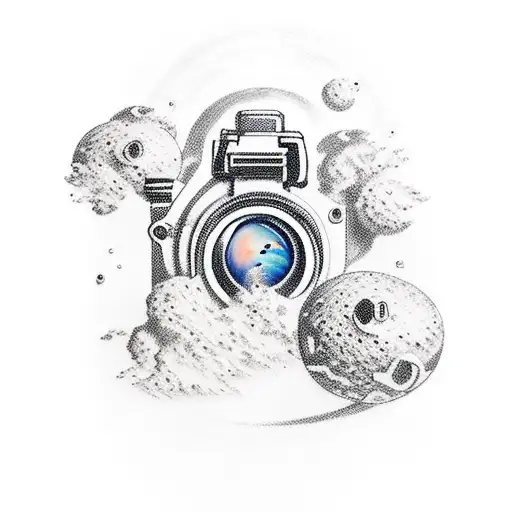 Astronaut And Camera