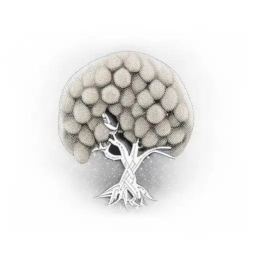 Keffiyeh And Olive Tree And Occipation Resestance