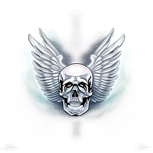 Angel Heaven Skull