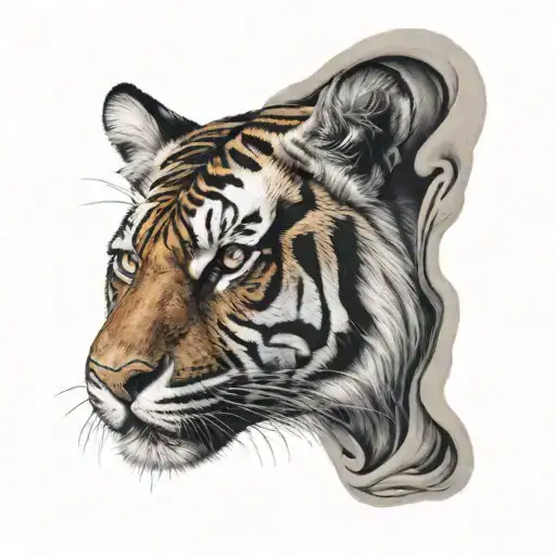 Tiger Women's Face