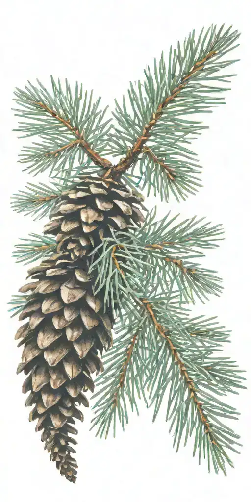 I Want A Pine Cone With Fir Branches