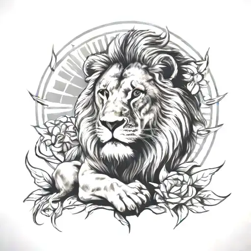 Lion And Sun