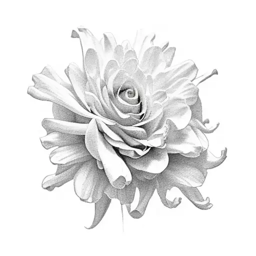 Flower Bouquet Chrysanthemum Rose Daffodil Marigold