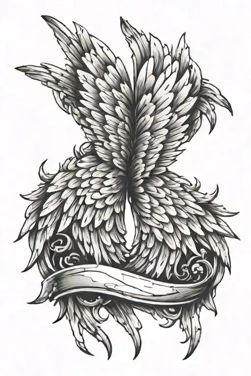 Angel Wings One Broken