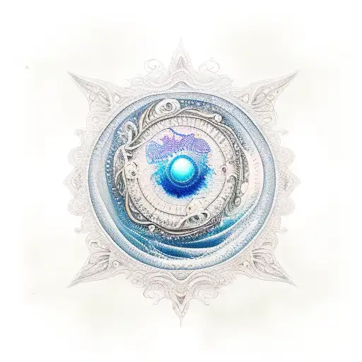 Name Andreea With Ocean Waves