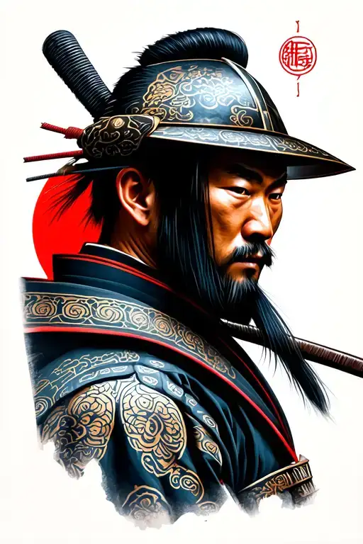 Japanese Samurai Warrior