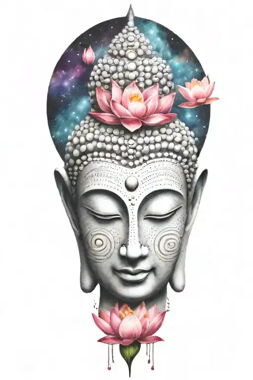 Buddha Lotus Galaxy