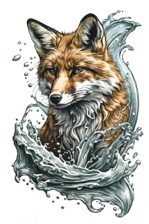 Fox Full Body And Water
