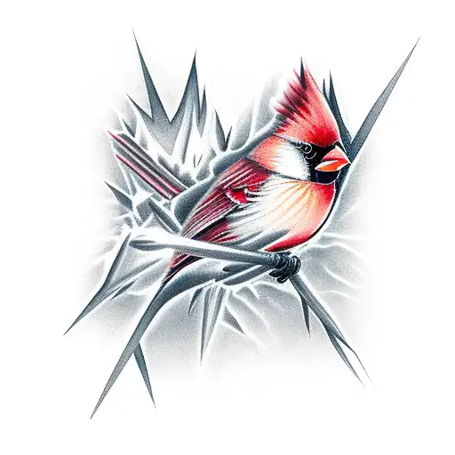 Cardinals With Fire