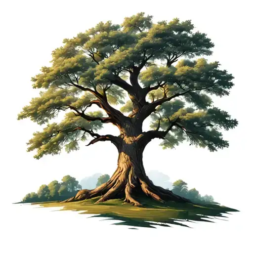 Oak Tree With Family Legacy