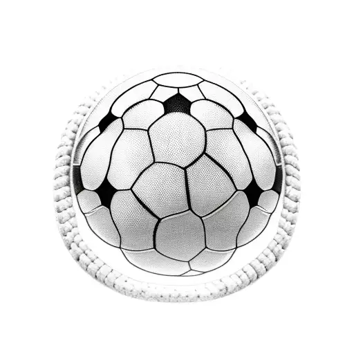 Playing Football On Beach With Waves