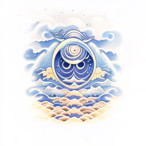 Beach Waves Night Sky