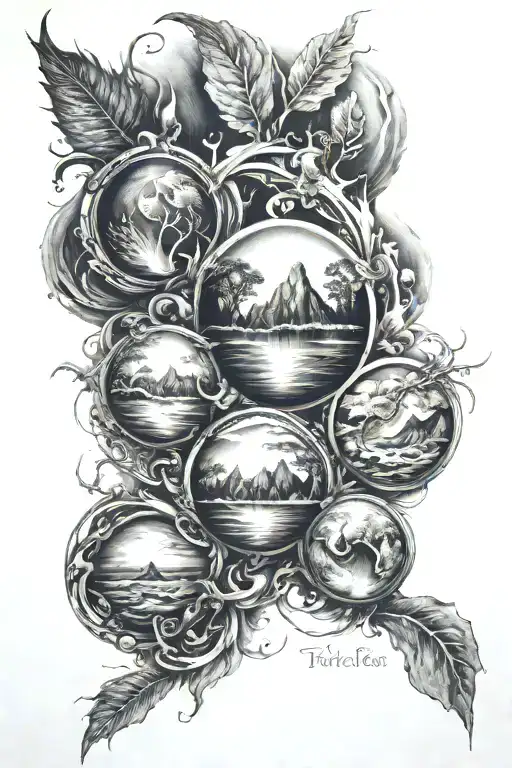 Fire Earth Air Water