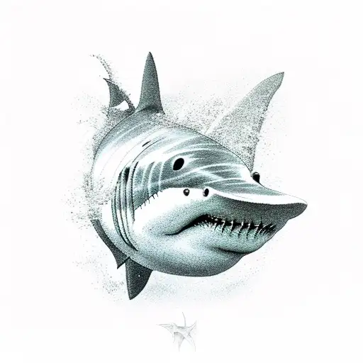 Shark With Cracken And Storm