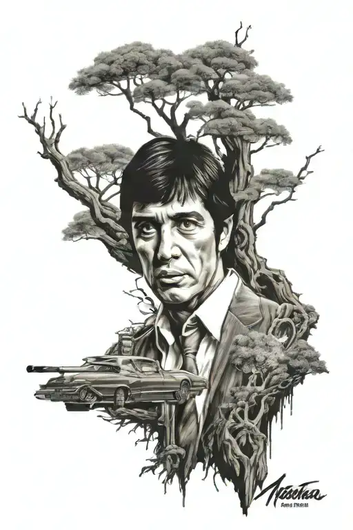 Tony Montana And Tree
