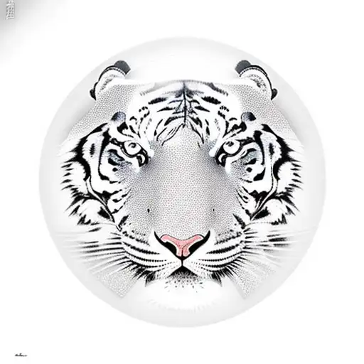Tiger Ying Yang Simble
