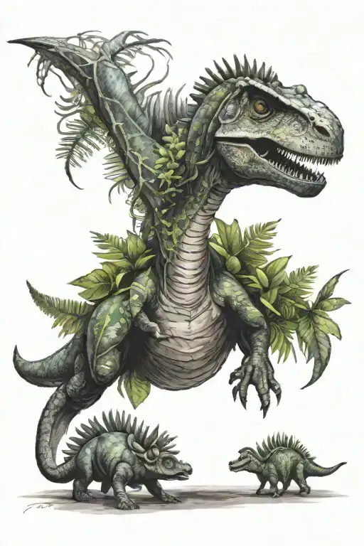 Nature Dinosaur Tutu