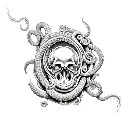 Skull And Tentacle