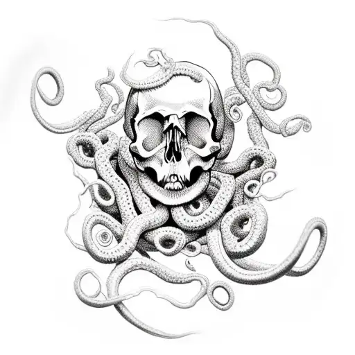 Skull And Tentacle