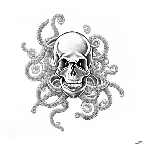 Skull And Tentacle