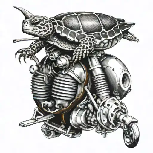 Turtle Rabbit Motorbike Engine