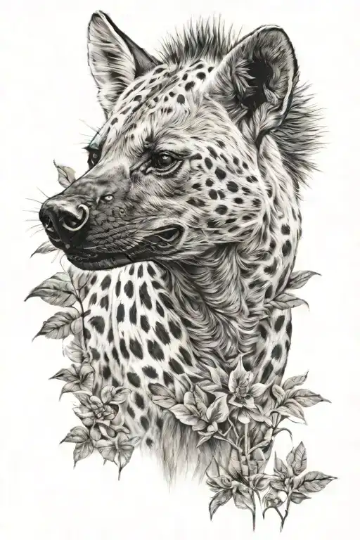 Hyena In Nature