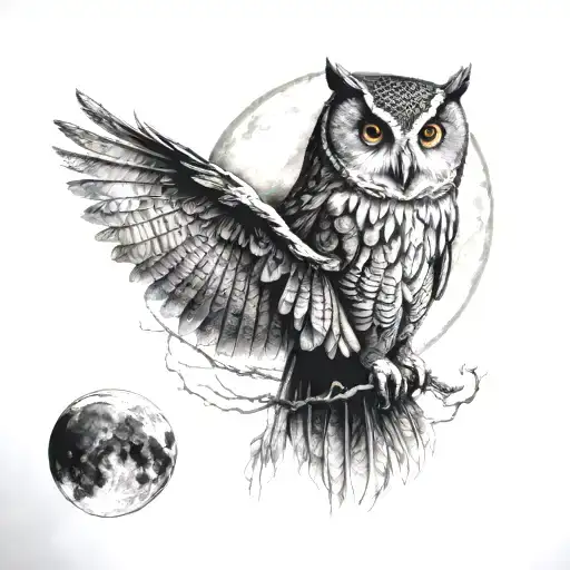 Owl Dark Side Of The Moon