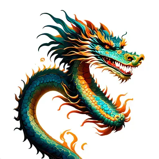 Oriental Dragon Full Sleeve