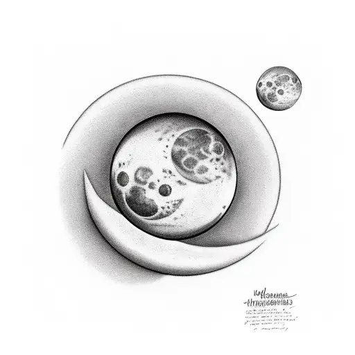 Moons In Different Phases