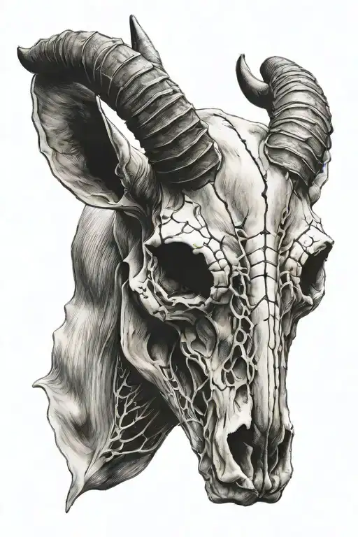 Bongo Antelope Skull