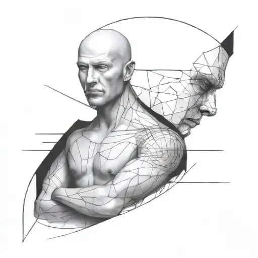 Simple Abstract Human Art Using Black Lines Depicting The Interfacing Between Therapist And Client