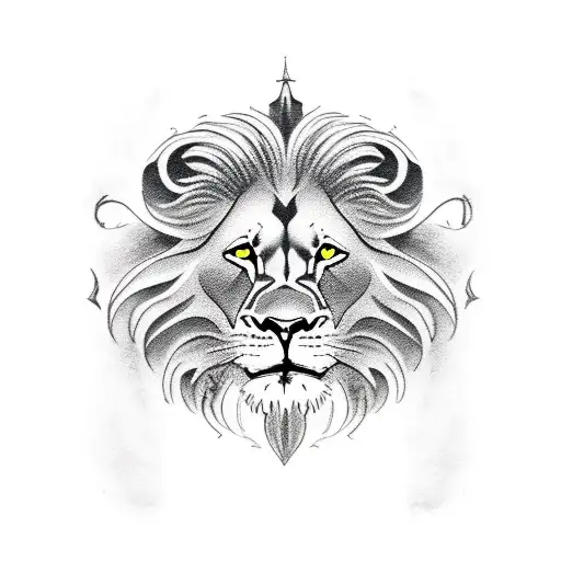 Old Lion With Battle Scars