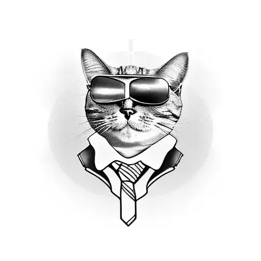 A Cat Wearing Sunglasses And Sitting On Top Of A Retro Video Game Console