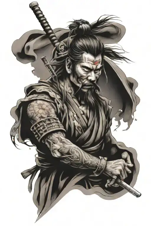 Japanese Samurai Style Sleeve