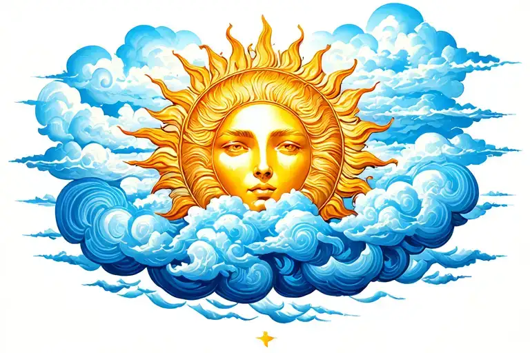There Are Symbols Like Cloud Sun