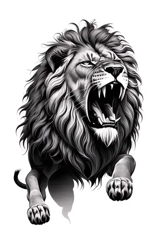 Lion Roaring