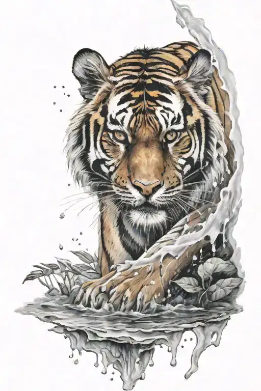 Tiger Surrounded My Rain